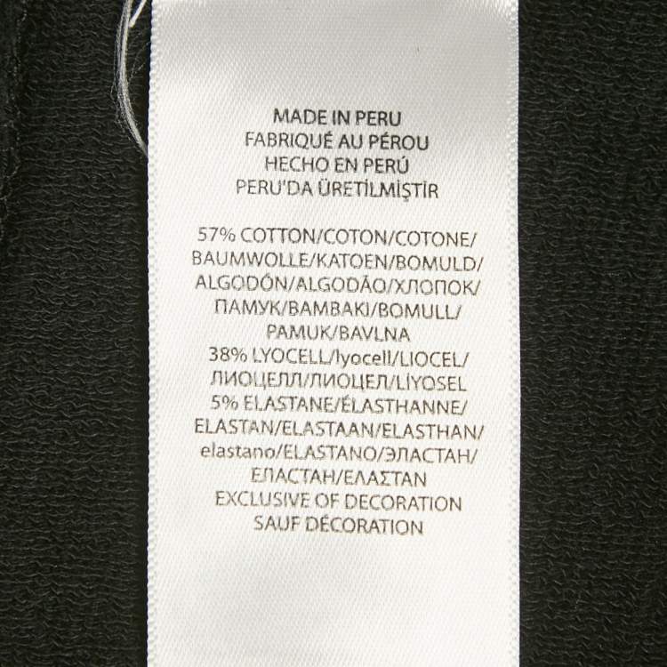 Pre Owned Polo Ralph Lauren Black Jersey Leggings S