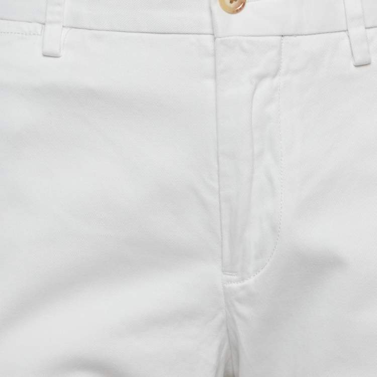 Pre Owned Polo Ralph Lauren White Denim Skinny Jeans S/Waist 29"