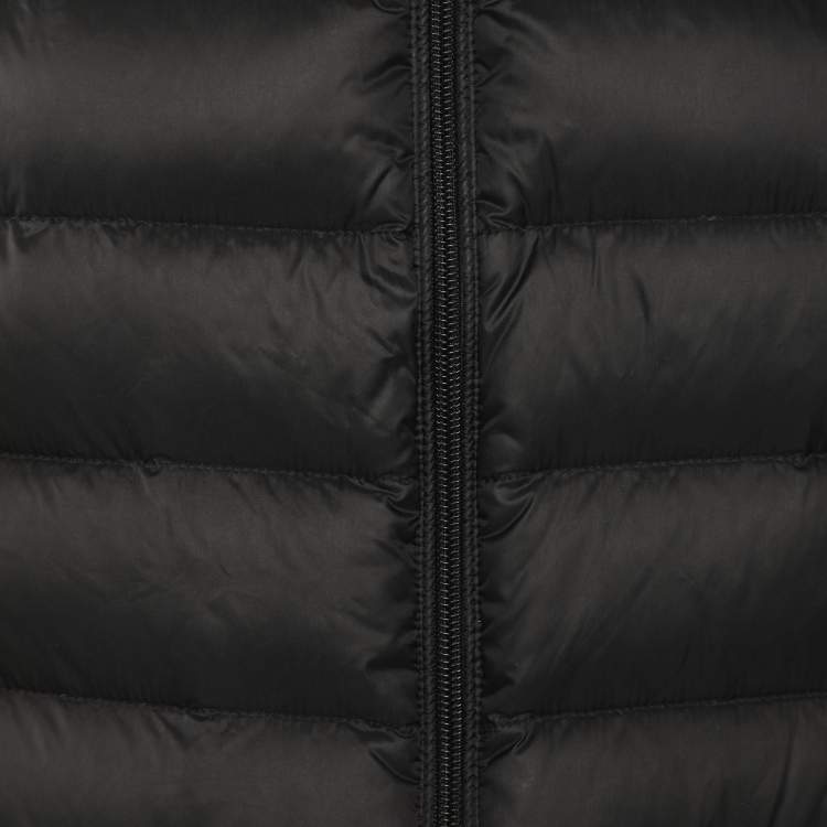 Pre Owned Polo Ralph Lauren Black Nylon Colden Packable Down Gilet Vest