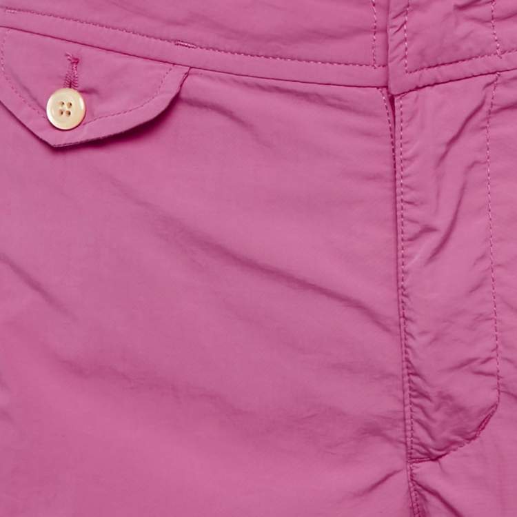 Pre Owned Polo Ralph Lauren Pink Cotton Shorts M