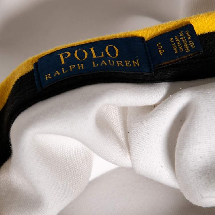 Pre Owned Polo Ralph Lauren White Knit Ski Bear Print Crewneck Sweatshirt S
