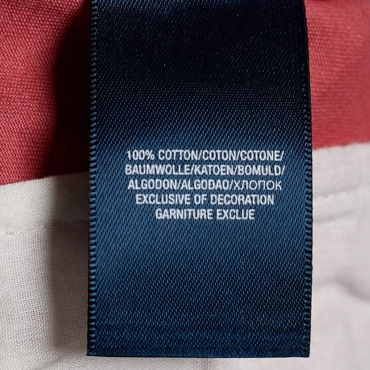 Pre Owned Polo Ralph Lauren Burnt Red Denim Shorts XL