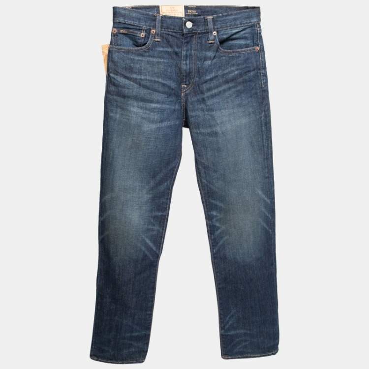 Pre Owned Polo Ralph Lauren Navy Blue Denim Jeans S