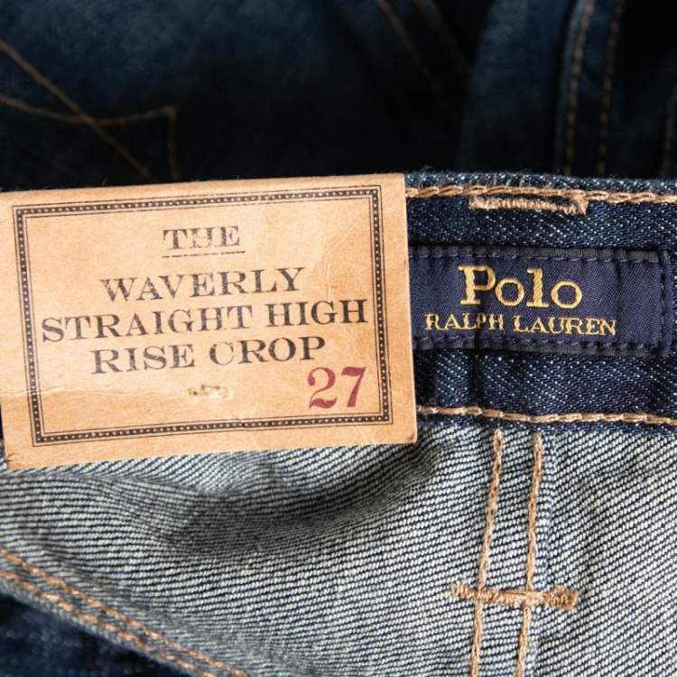 Pre Owned Polo Ralph Lauren Navy Blue Denim Jeans S