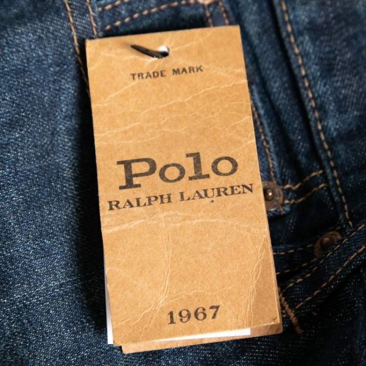 Pre Owned Polo Ralph Lauren Navy Blue Denim Jeans S