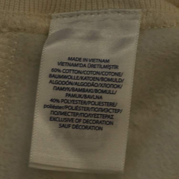 Pre Owned Polo Ralph Lauren Off White Cotton Knit Jogger Pants M