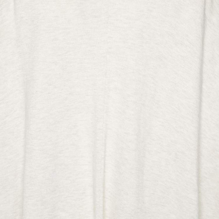 Pre Owned Polo Ralph Lauren Cream Knit Open Front Shrug L