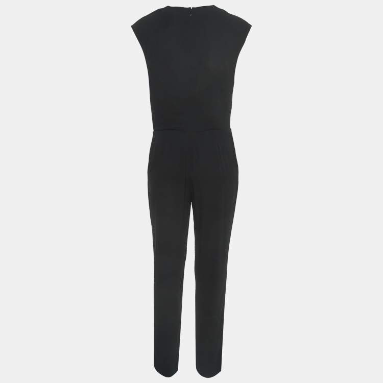 Black and white store polo jumpsuit