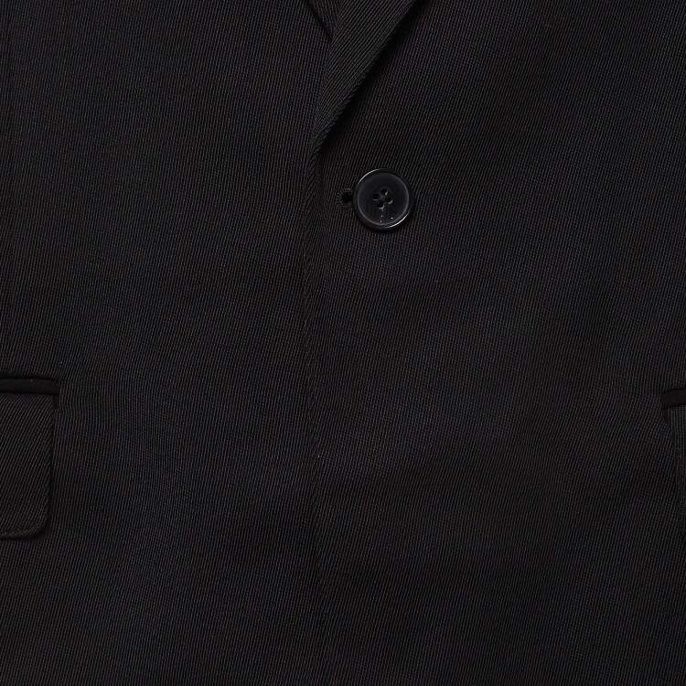 Pre Owned Polo Ralph Lauren Black Wool Fringe-Trim Blazer M