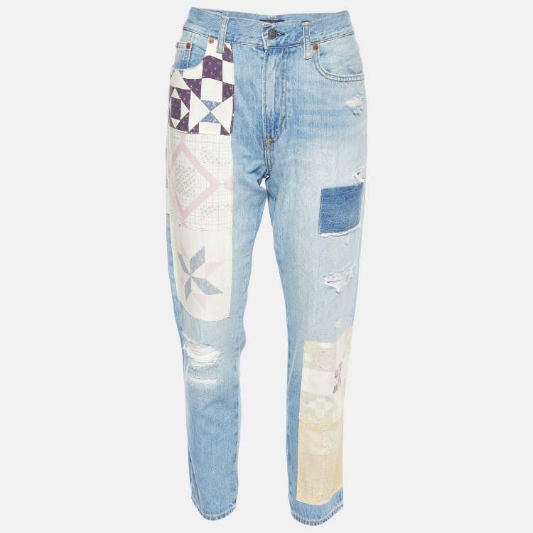 Ralph lauren fashion patched jeans