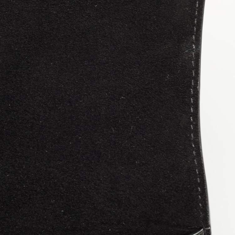 Pre Owned Polo Ralph Lauren Black Leather Lennox Shoulder Bag