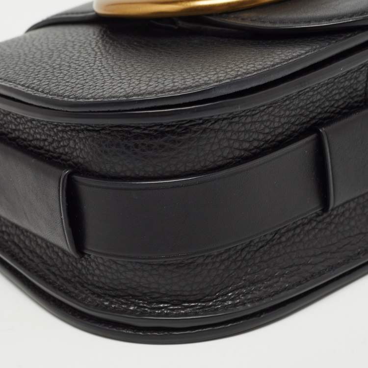 Pre Owned Polo Ralph Lauren Black Leather Lennox Shoulder Bag