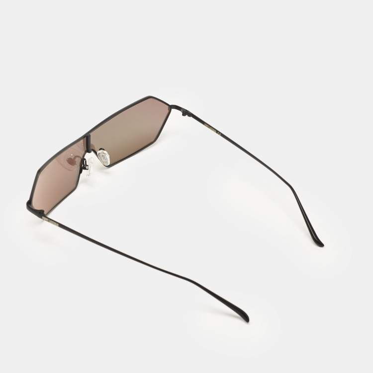 Pre Owned Poppy Lissiman Multicolor/Black Mirror RAZR Shield Sunglasses