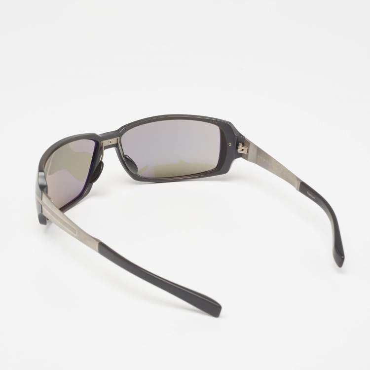 Pre Owned Porsche Design 8513 Rectangle Sunglasses 
