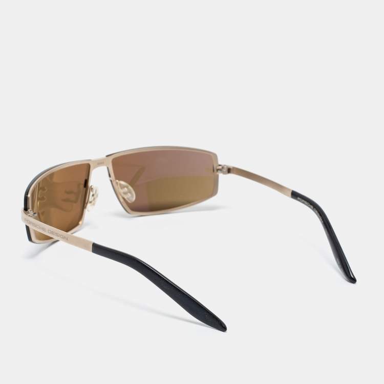 Pre Owned Porsche Design Black P'8579 Square Sunglasses