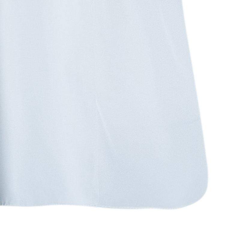 Pre Owned Prabal Gurung White Sleeveless Lace Insert Top M