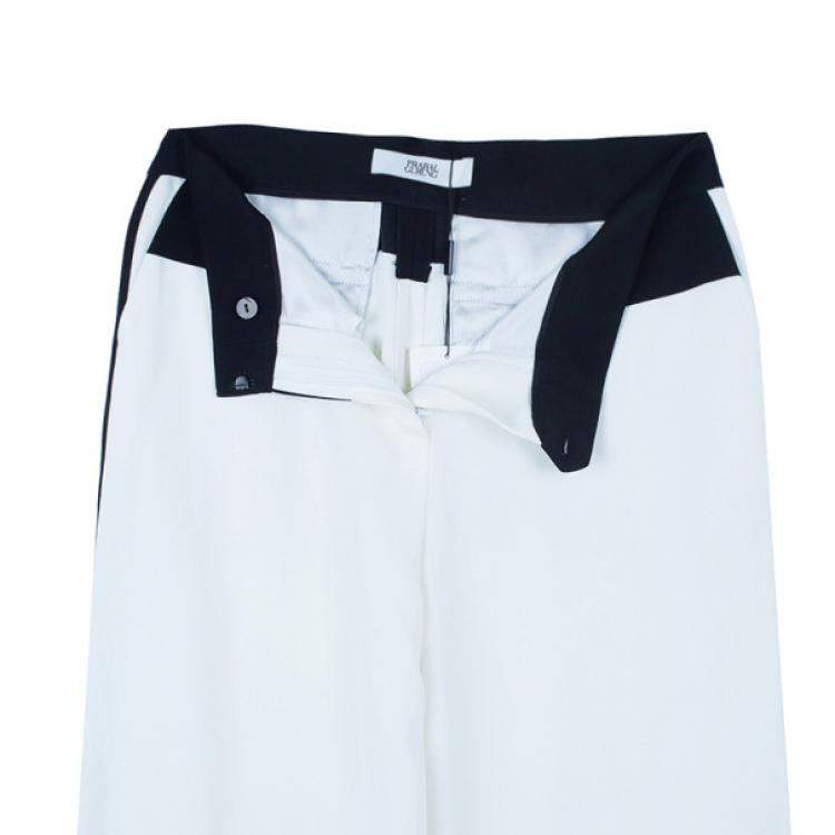 Pre Owned Prabal Gurung Wide Leg Tuxedo Pants M