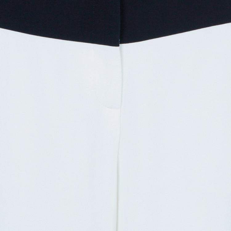 Pre Owned Prabal Gurung Wide Leg Tuxedo Pants M