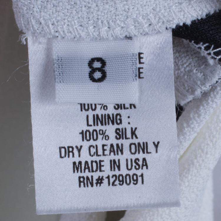 Pre Owned Prabal Gurung Wide Leg Tuxedo Pants M