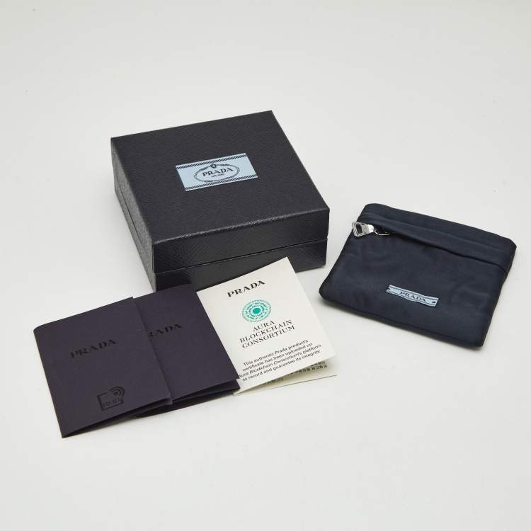 Pre Owned Prada Gold Tone Earrings