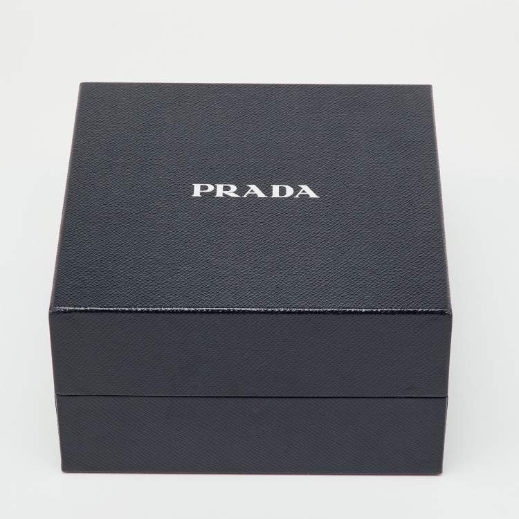 Pre Owned Prada Black Logo Re-Nylon Headband 