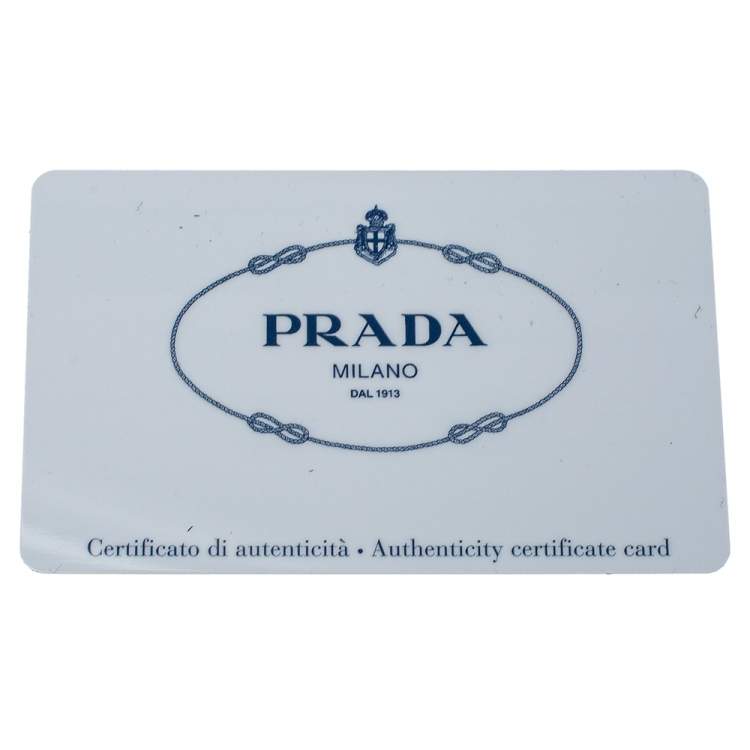 مملوكة مسبقًا Prada Fuchsia Saffiano Leather ID Badge Holder