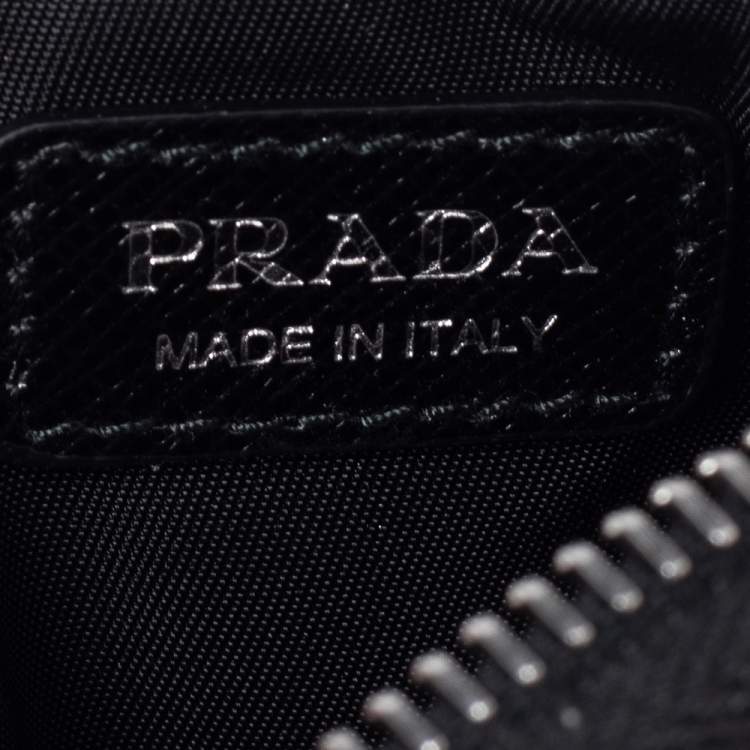Pre Owned Prada Black Nylon Cellphone Case