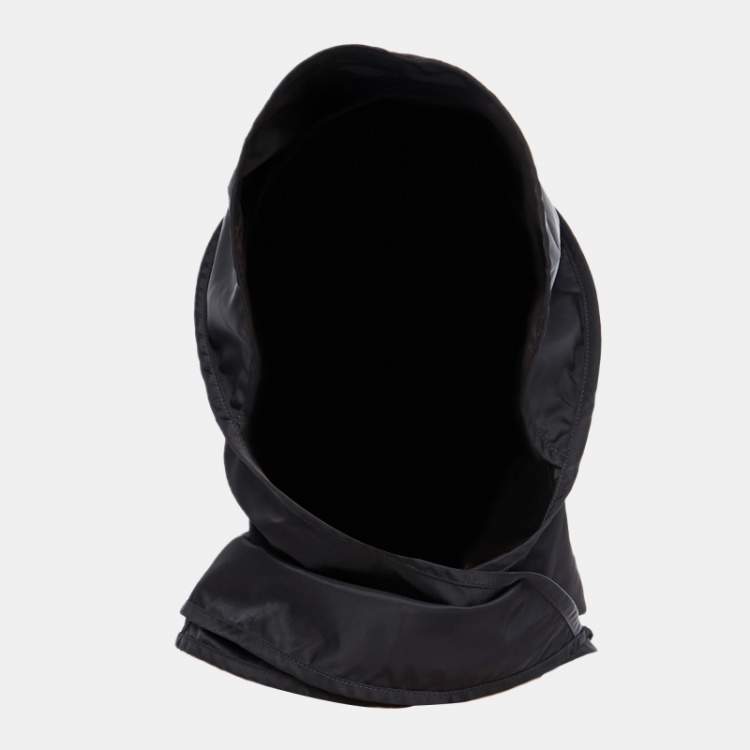 Pre Owned Prada Black Re-Nylon Trapper Hat