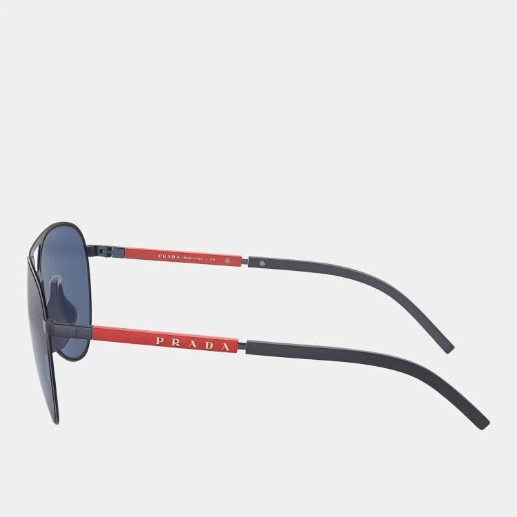 Pre Owned Prada Blue Sunglasses