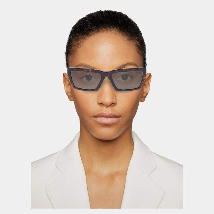 Pre Owned Prada Acetate Square Frame