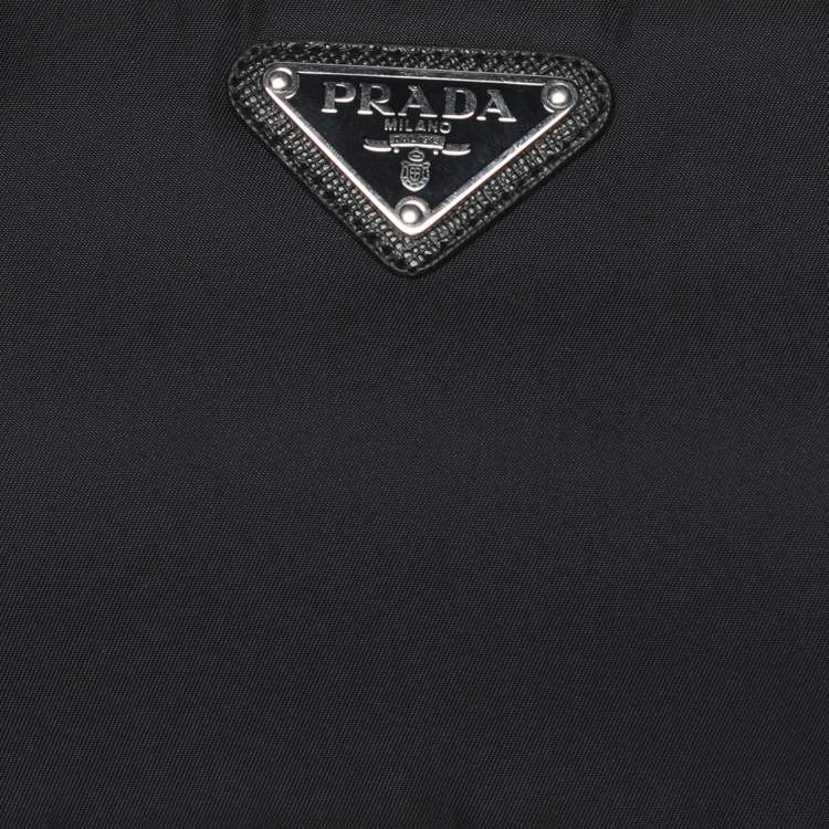 Pre Owned Prada Black Re-Nylon Bandeau Top S