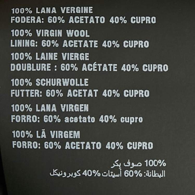 Pre Owned Prada Grey Wool Pleated Midi Skirt XS