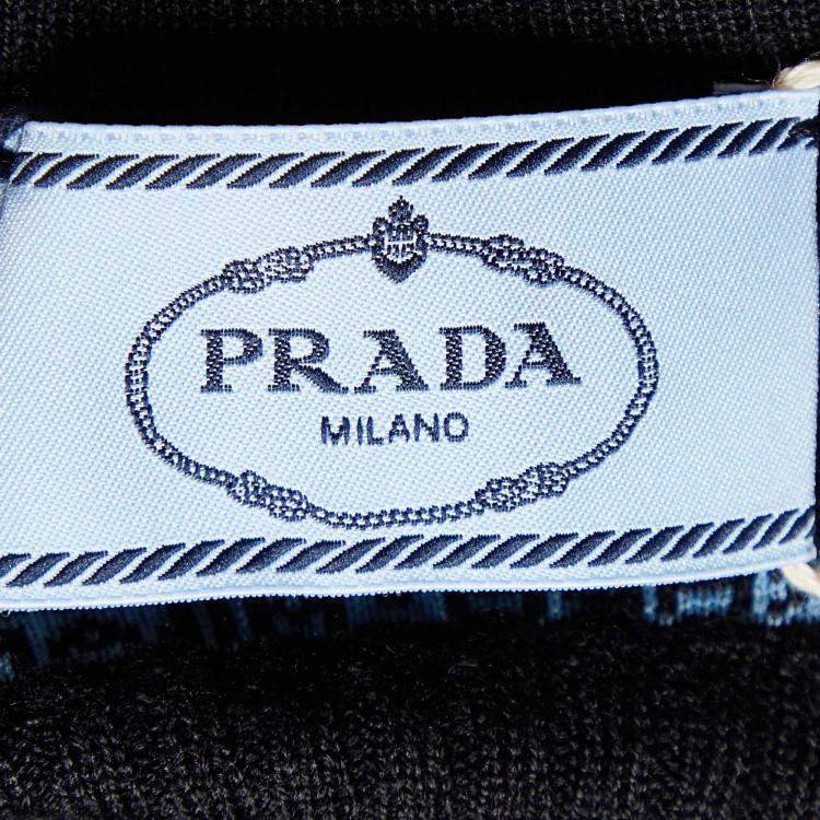 Pre Owned Prada Virgin Wool Sweater 46