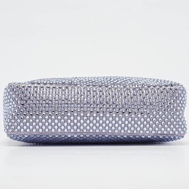 Pre Owned Prada Lilac Satin Re-Edition 2000 Shoulder Bag