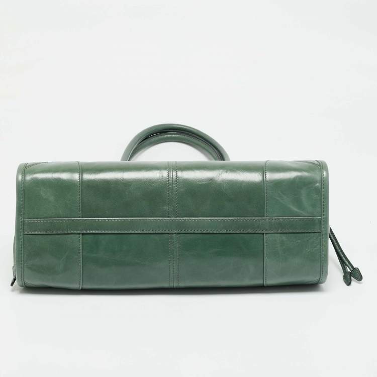 Pre Owned Prada Sage Leather Medium Bonnie Shoulder Bag