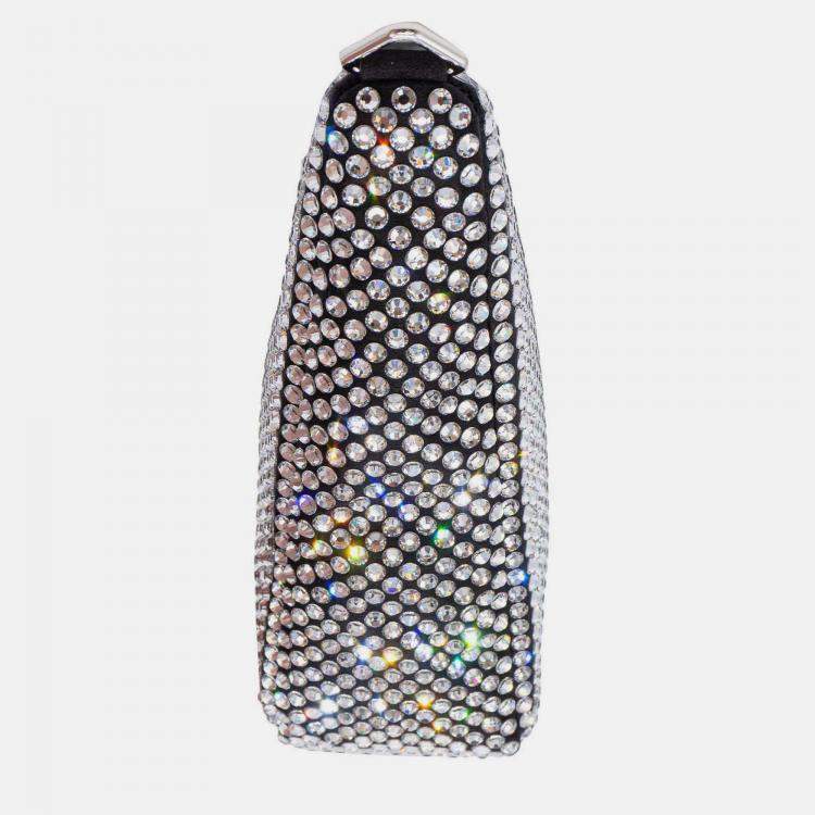 مملوكة مسبقًا Prada Triangle Bag Crystals Black Bag