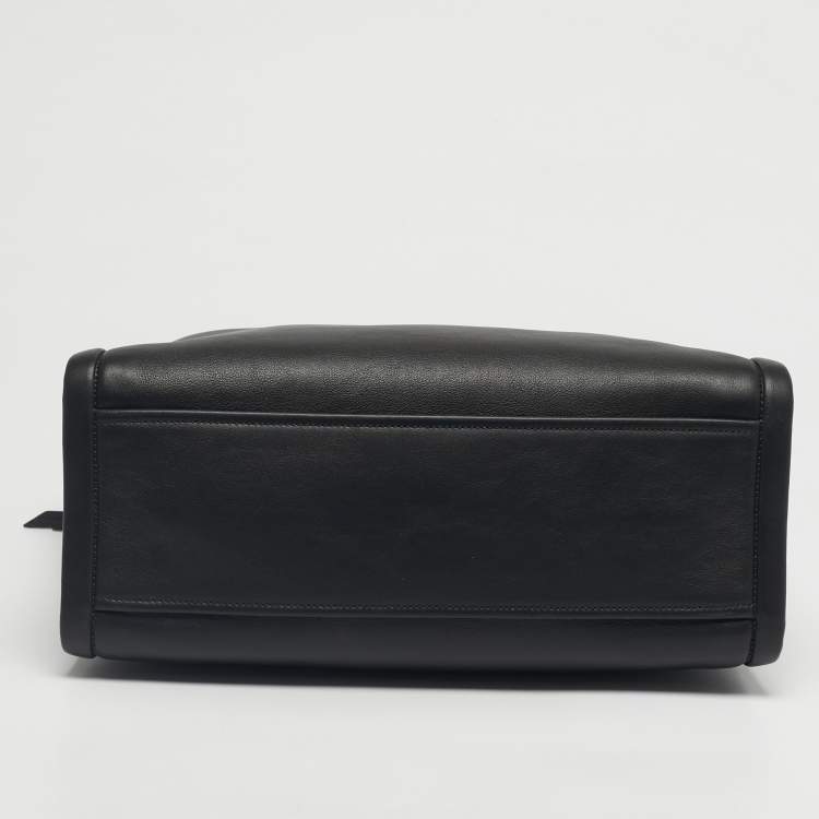 Pre Owned Prada Leather Concept Double Zip Tote