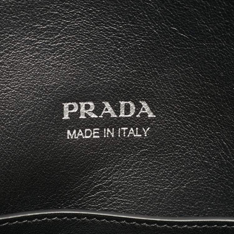 Pre Owned Prada Leather Concept Double Zip Tote