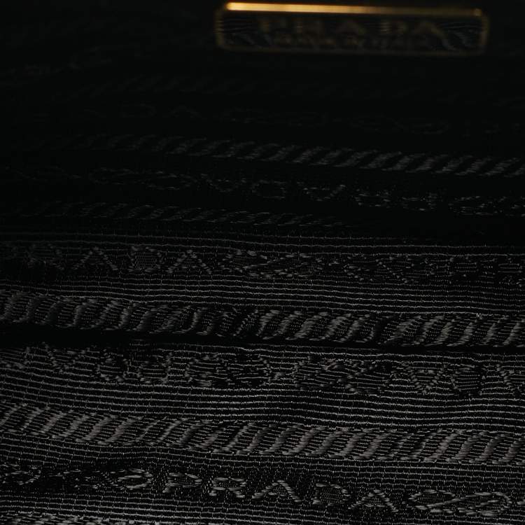 Pre Owned Prada Re-Edition 2005 Mini Black Re-Nylon and Saffiano Leather Bag