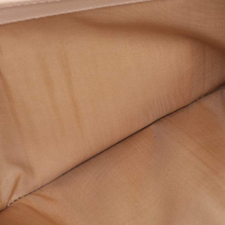 Pre Owned Prada Pink Saffiano Metal Leather Bifold Wallet