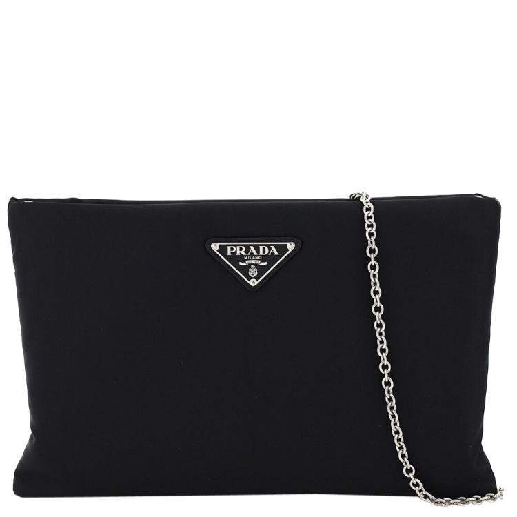 prada padded clutch