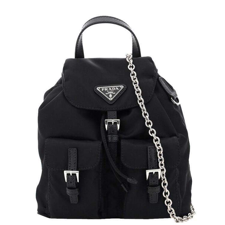 Prada Black Nylon Mini backpack Bag Prada | TLC