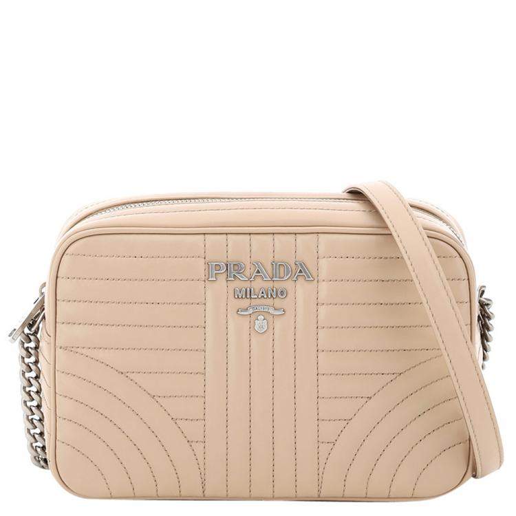 Prada Beige Leather Diagramme Bag Prada | The Luxury Closet