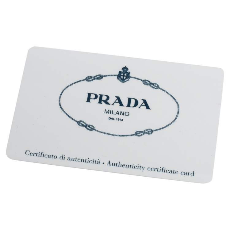 Pre Owned Prada Dusty Pink Saffiano Leather Zip Card Holder