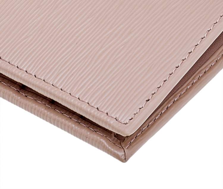 Pre Owned Prada Beige Leather Card Case