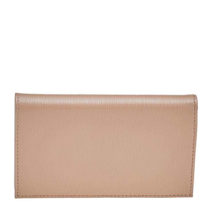 Pre Owned Prada Beige Leather Card Case