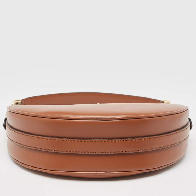 Pre Owned Prada Brown Leather Arque Hobo