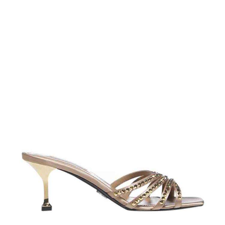 Prada Golden crystal-embellished Mules Size EU 36 Prada | TLC