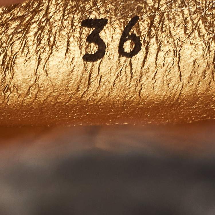 Pre Owned Prada Multicolor Woven Leather Espadrille Flats Size 36