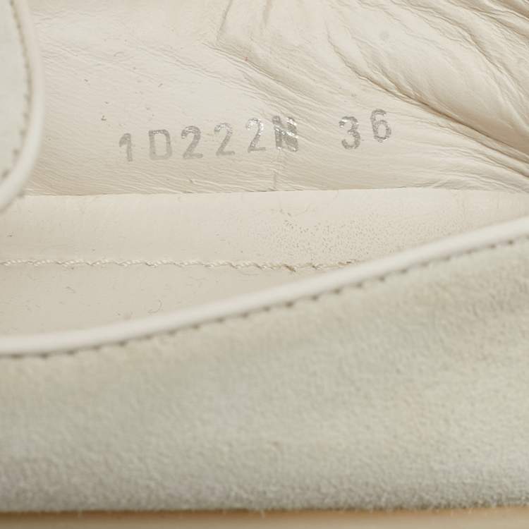 Pre Owned Prada Light Grey Suede Loafers Size 36